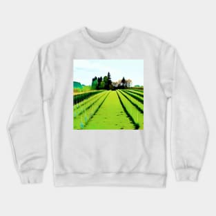 Pastoral Vineyard Crewneck Sweatshirt